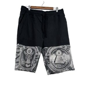 CONTENDER Without Comparison in the World MCMLXXXV111 Men's BLK Sweat Shorts XL